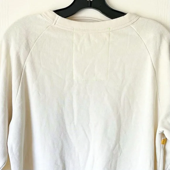 Aviator Nation Daydream Crew Sweatshirt Rainbow Vintage White Small EUC - Picture 7 of 8